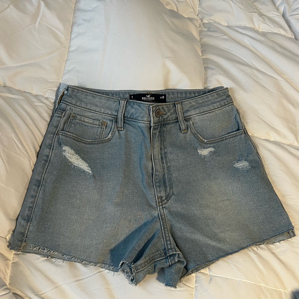 hollister ultra high rise mom shorts
